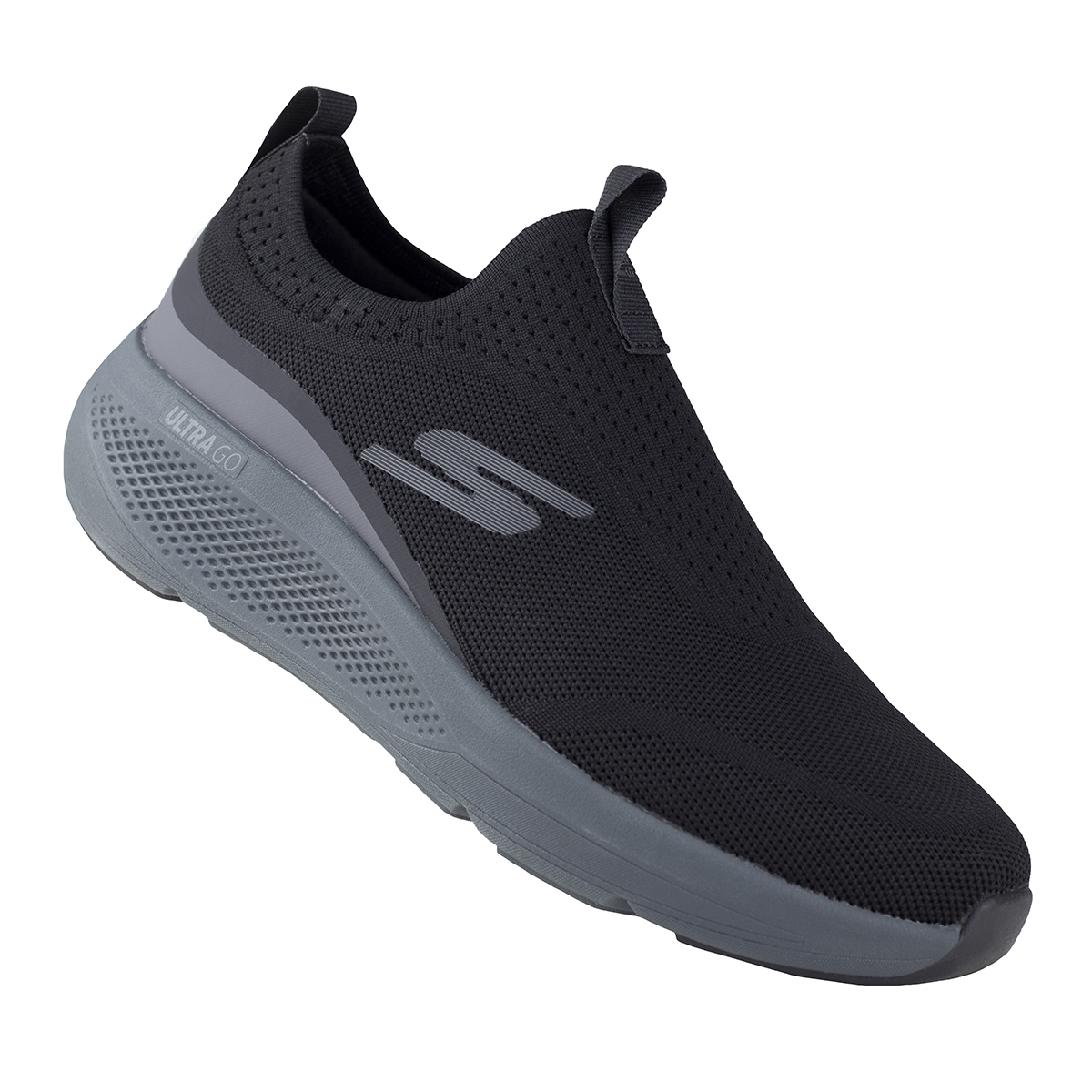 Zapatos skechers hotsell hombre negro largo