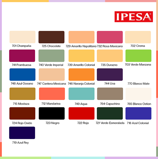 Ipesa vintek pintura vinilica calidad premium cubeta de 4 litros