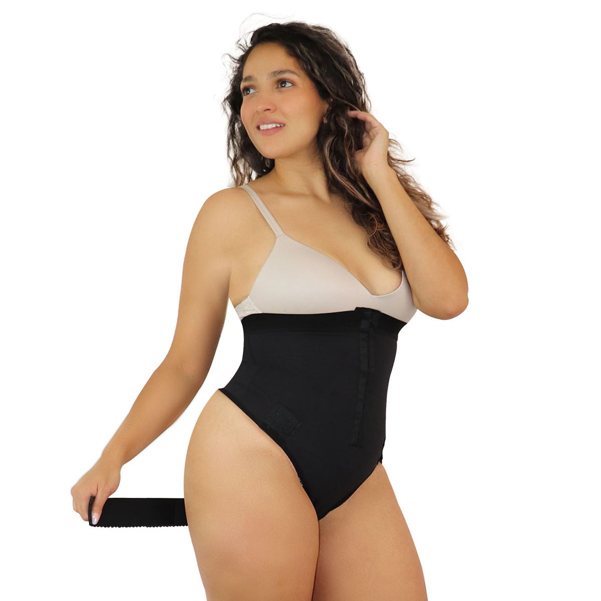 Faja Panty Cintura Alta Levanta Glúteos Cadera con Arnés Comprime Abdomen Passion wear Pump Sin Rellenos