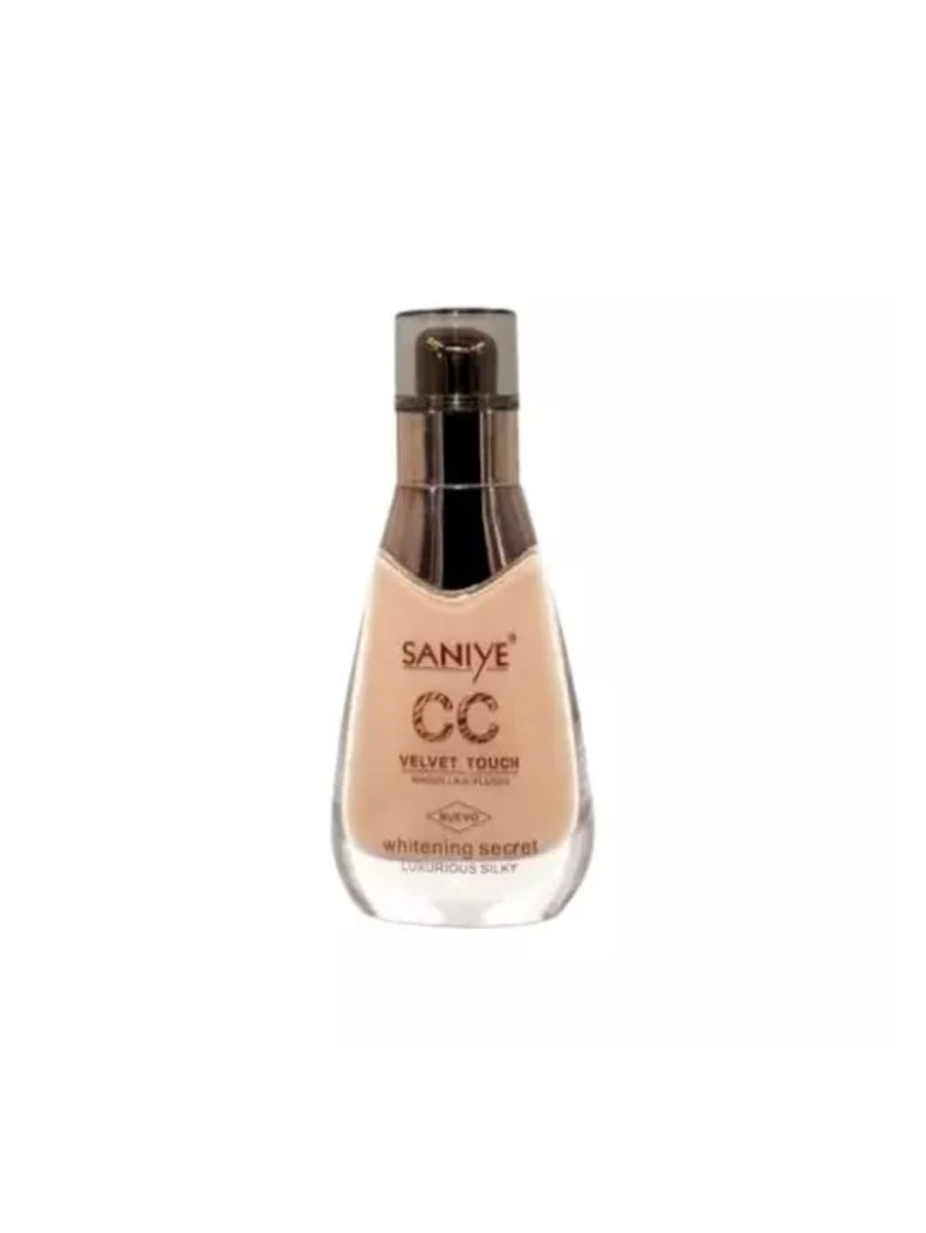 Maquillaje Liquido CC Cream Velvet Touch Saniye R1104 ( TONO 104 )