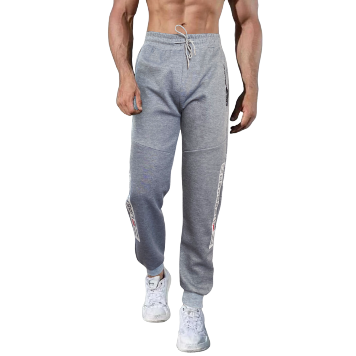 Jogger Pants Hombre De Felpa Gym Pans Pantalones Cargo Bolsa