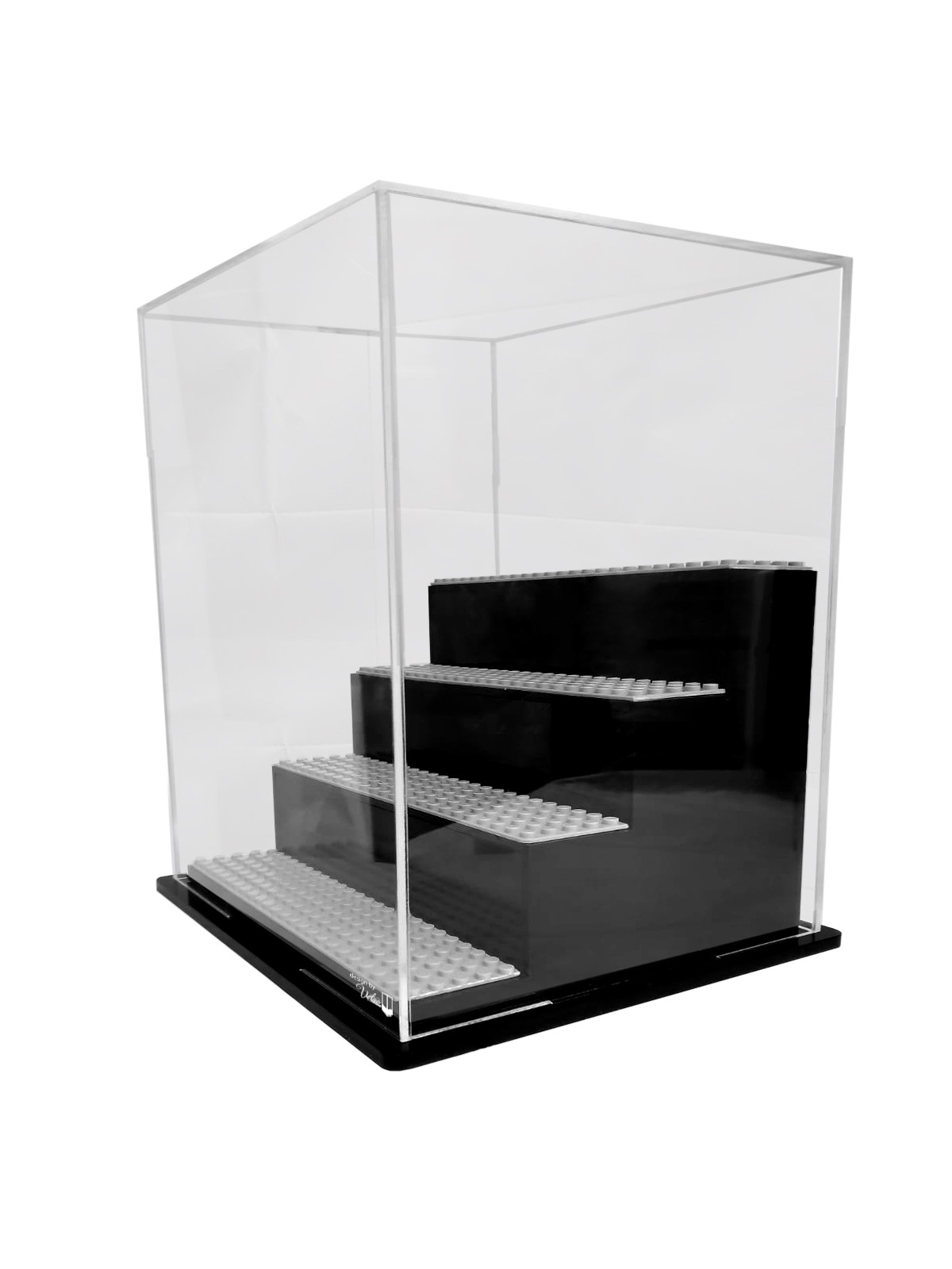 Exhibidor Escalera 4 Niveles Para Figuras Bloques Armables