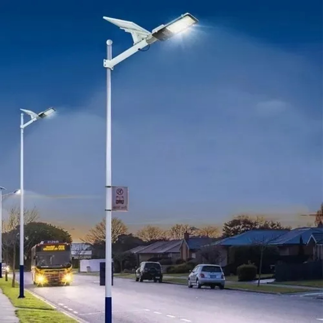 Lámpara Led Solar Luminaria Suburbana Alumbrado Publico 200w