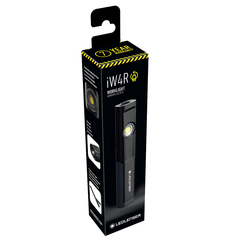 Linterna Recargable de Trabajo iW4R Negra Ledlenser