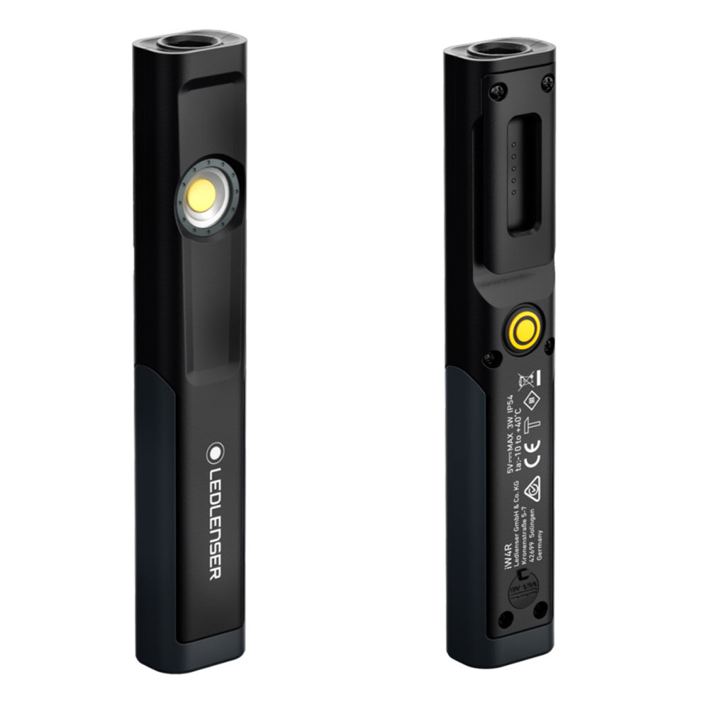Linterna Recargable de Trabajo iW4R Negra Ledlenser