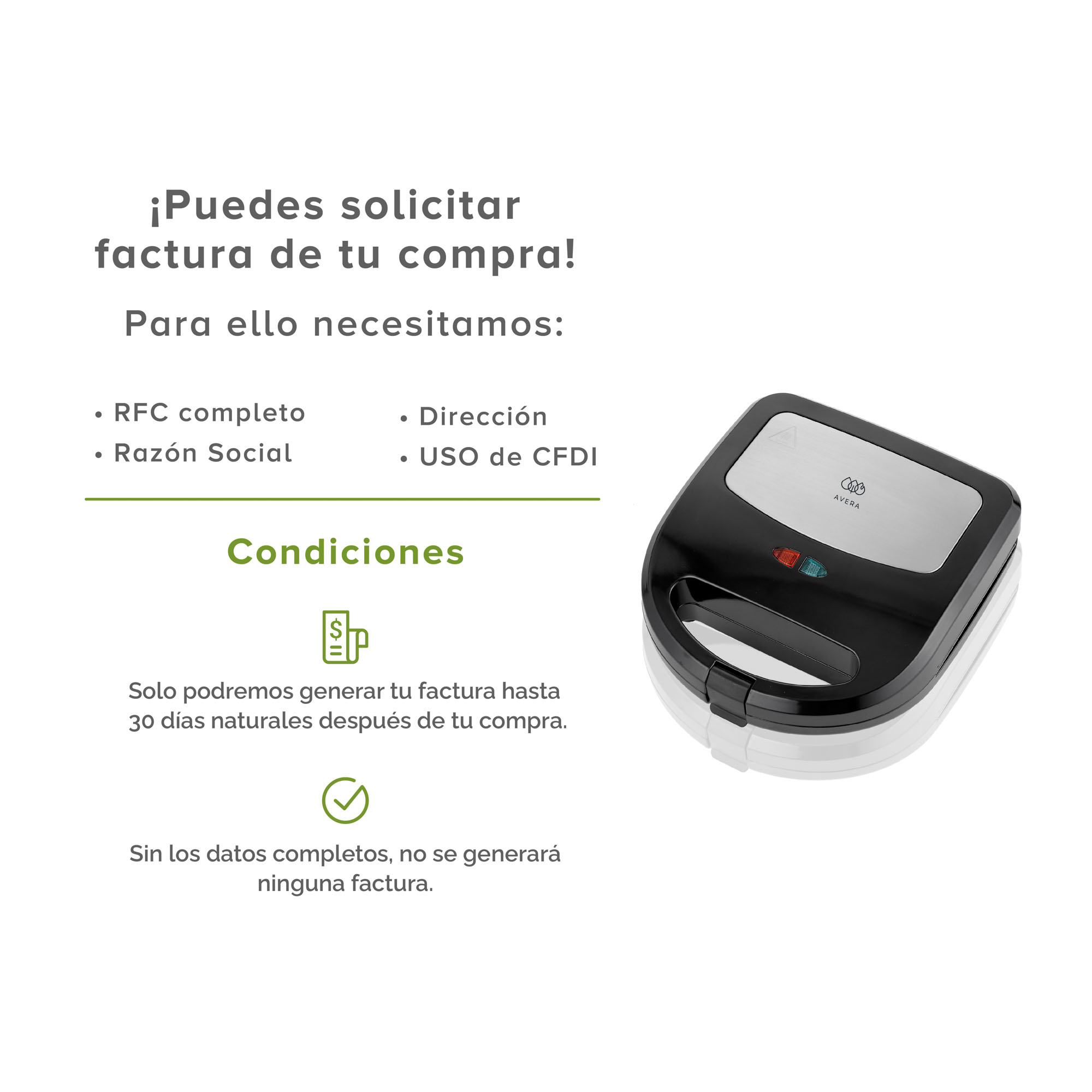  Sandwichera 5 En 1 Con Distintos Moldes Waflera Avera SW01