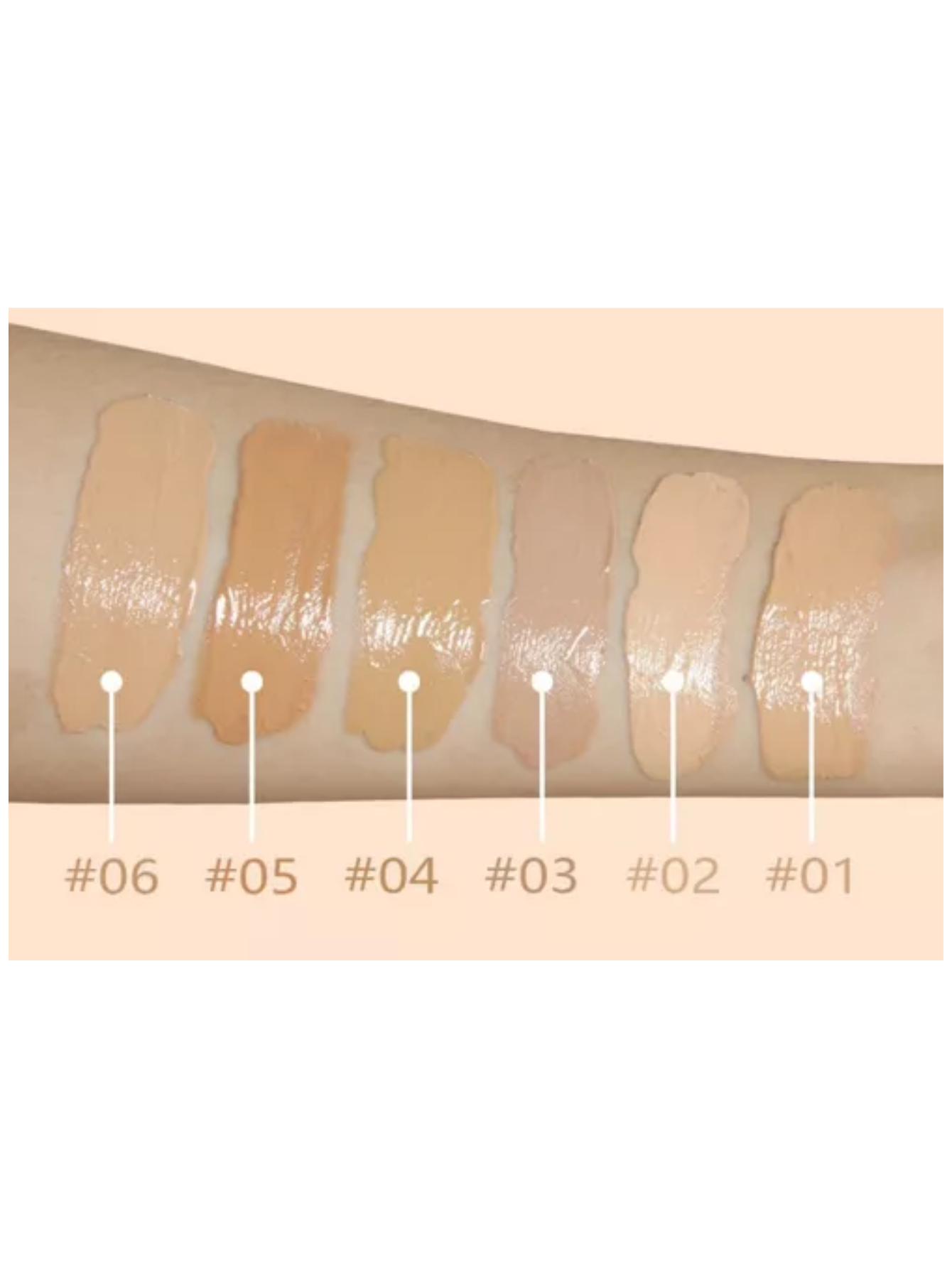      Maquillaje Liquido Base Mineral Efecto Matte Saniye R1177 ( TONO 6 )