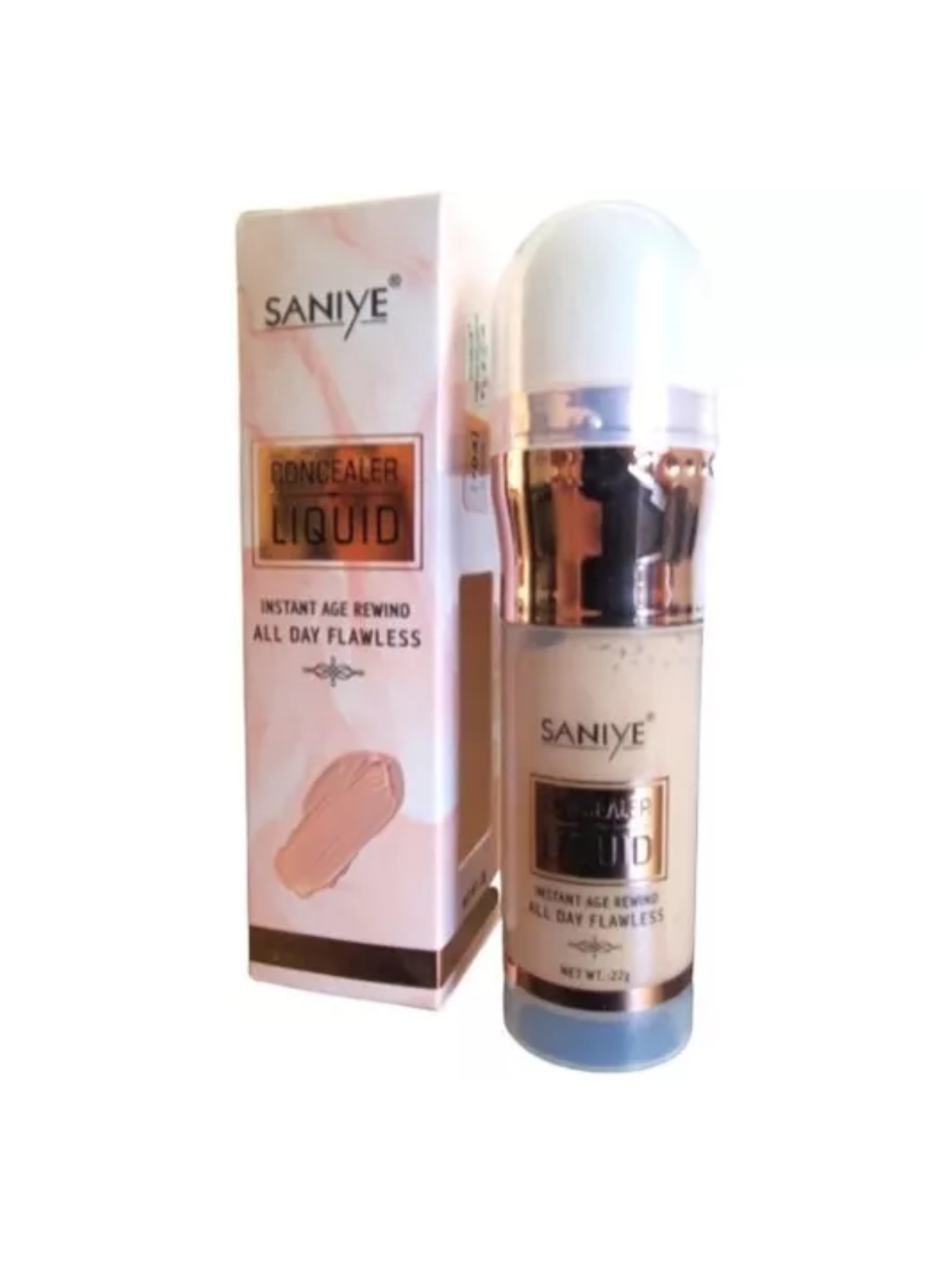      Corrector Maquillaje Líquido Rejuvenecedor Saniye Original ( TONO 104)
