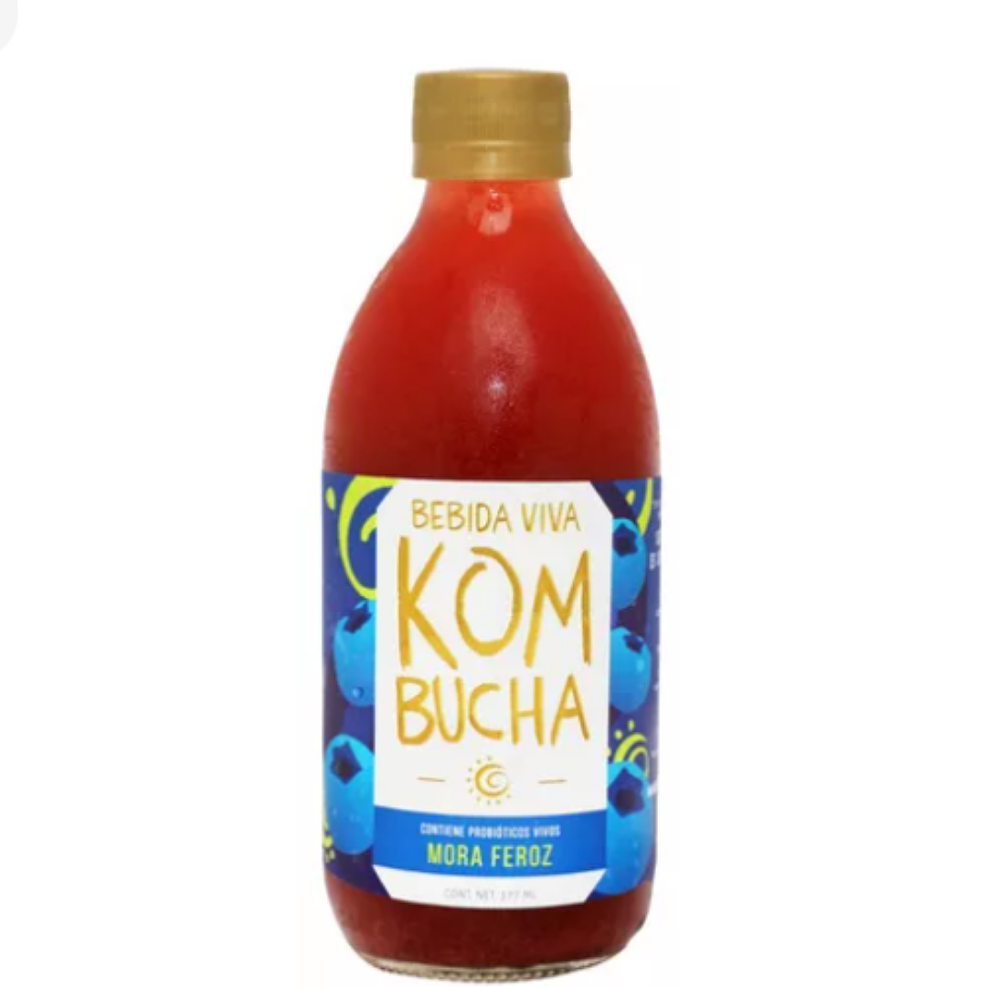 Original Kombucha Bebida Probioticos vivos Sabor Original 377 ml 4 pzas