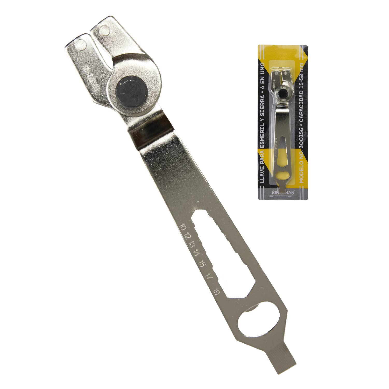 Esmeril Angular Llave 4 En 1 Capacidad 15-52mm