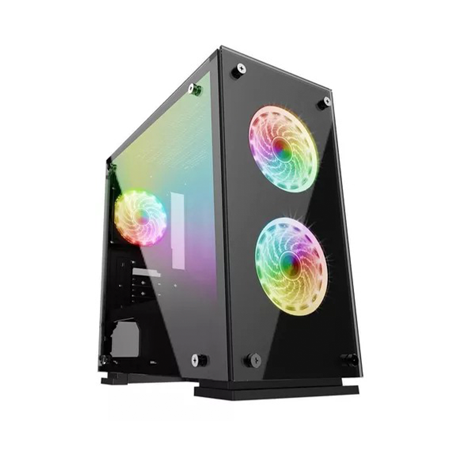 Gabinete Game Factor CSG550 Negro Ventilador RGB S/Fente Cristal USB 3.0 CSG-550