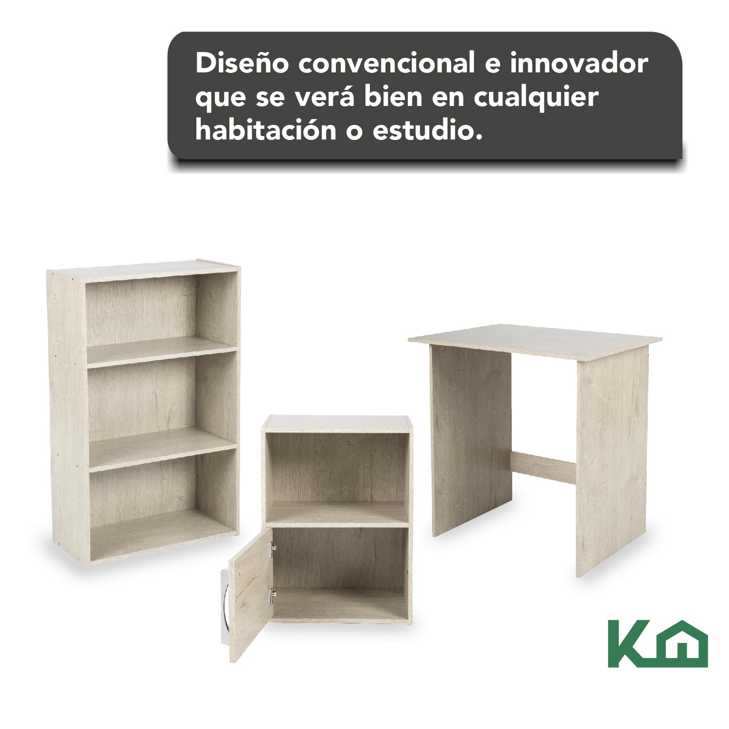 Escritorio Estante 3 Niveles + Organizador Combo Oficina