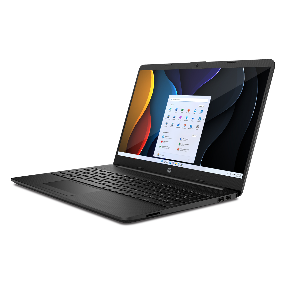 Laptop HP 15T-dw300 Intel CI5-1135G7 4C 8GB 256GB SSD 15.6Pulg HD W11H Jet Black + Audífonos y Maleta