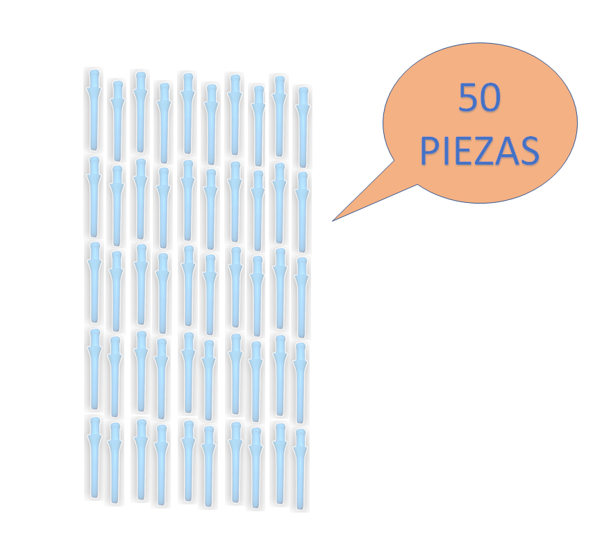 Cánula Para Irrigador Infantil Paquete Con 50 Piezas