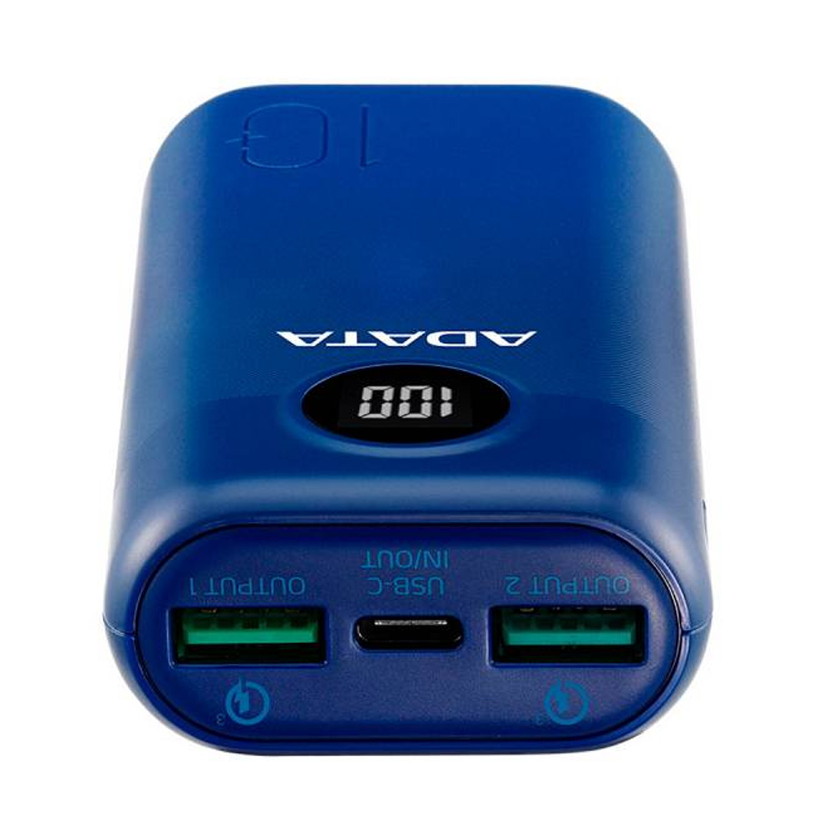 Power Bank 10000mah Portátil Adata P10000qcd Batería Tipo C- Azul