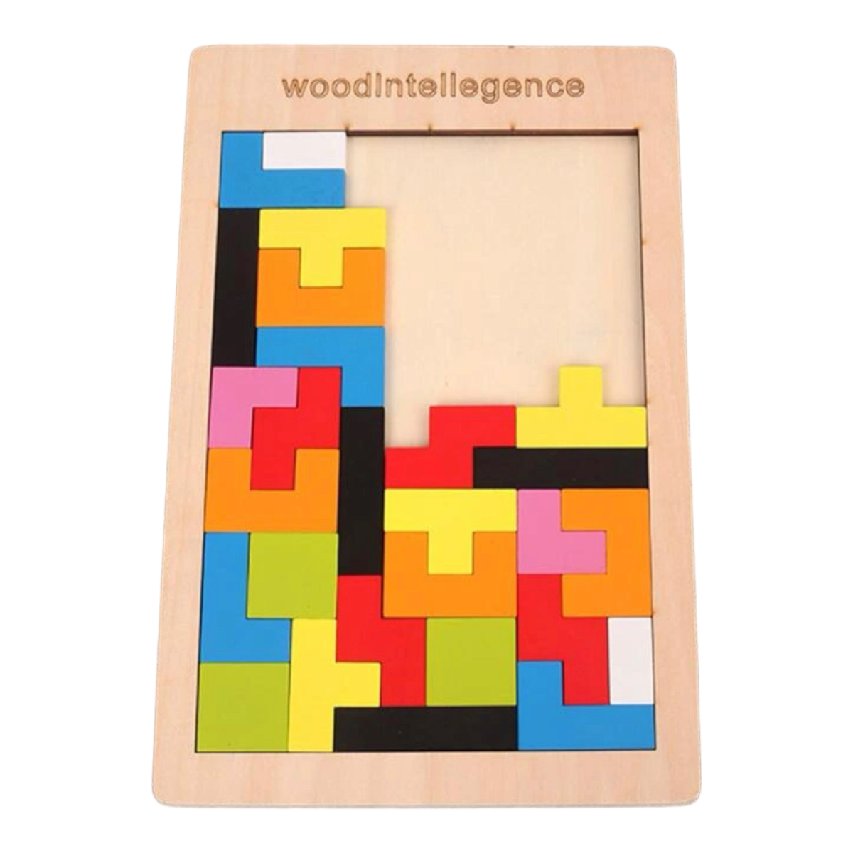 Juguete Educativo Tetris Rompecabezas Con Diseño Geométrico