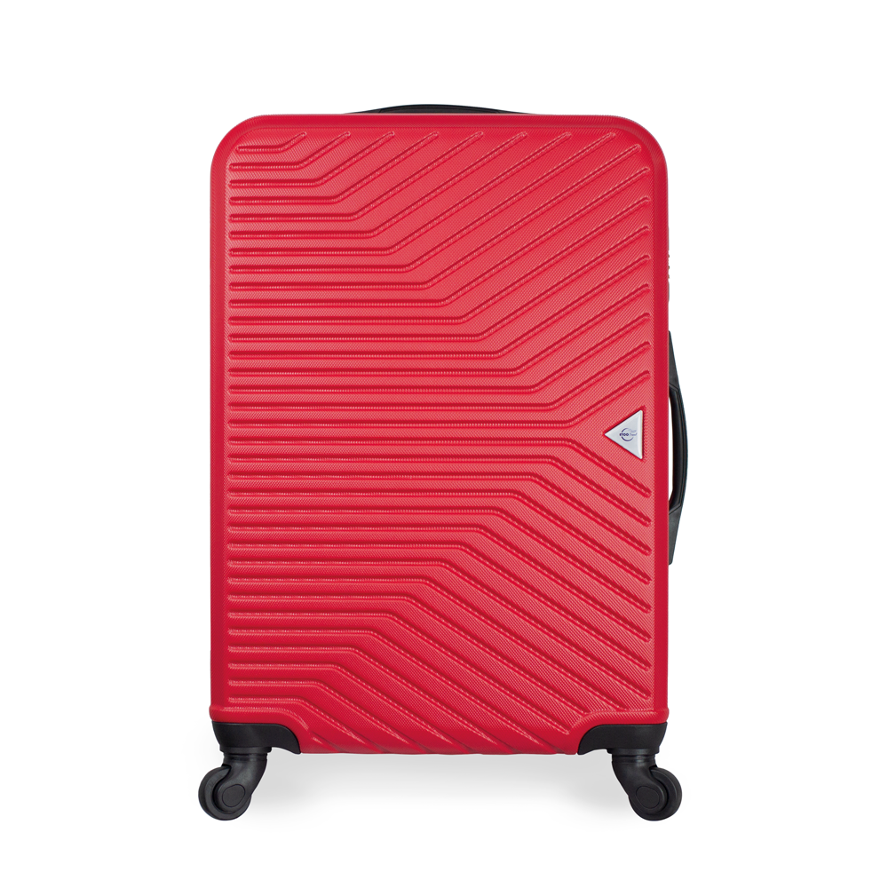 Maleta De Viaje 23 Pul Etco Travel Equipaje Rigido y Resistente Rojo Ruedas 360 Barata