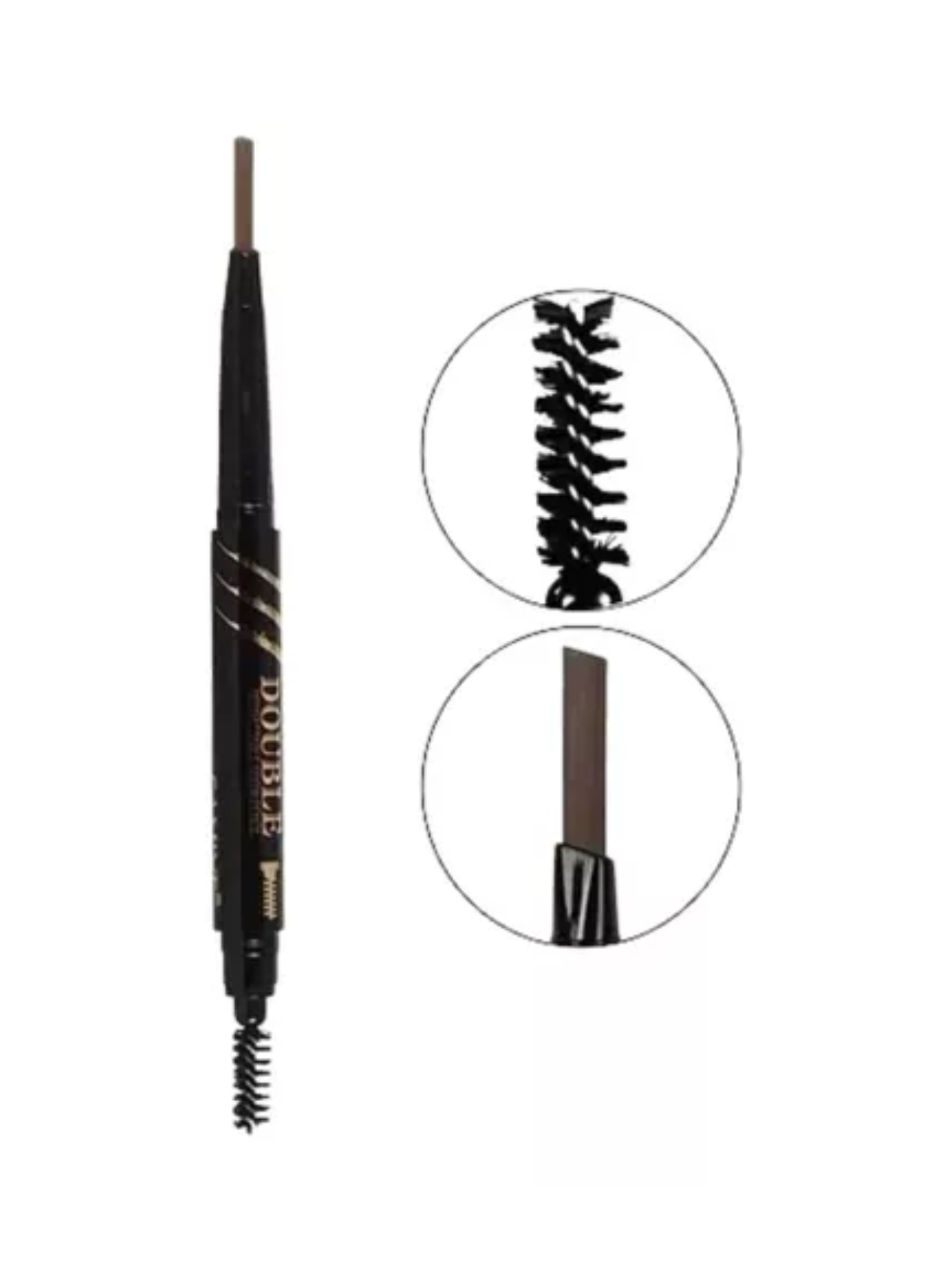      Lápiz Para Cejas Retractil Duo Con Cepillo Saniye (04 MARRÓN OSCURO)