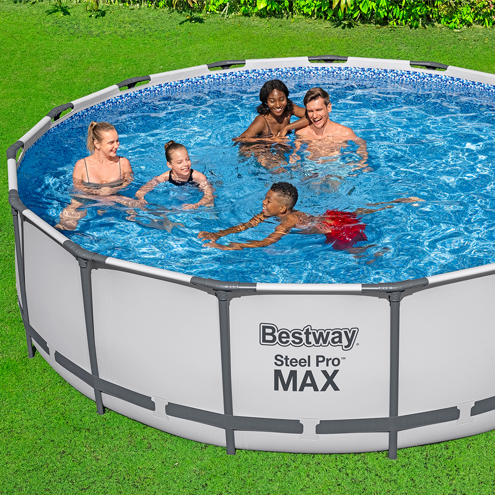Alberca Estructural Circular Bestway 457 Cm Con Bomba Filtro