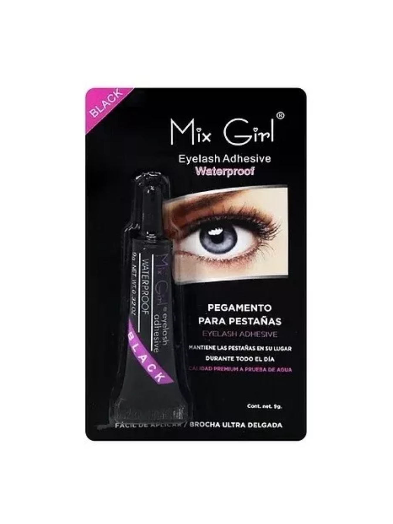 Pegamento Para Pestañas Negro Mix Girl J1069 Original