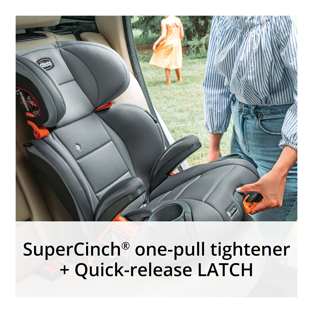 Asiento Elvador Booster para Niños, ClearTex Plus, Respaldo Alto, Sistema Latch