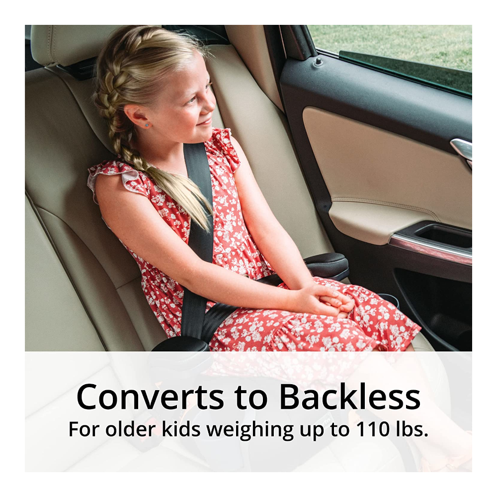 Asiento Elvador Booster para Niños, ClearTex Plus, Respaldo Alto, Sistema Latch