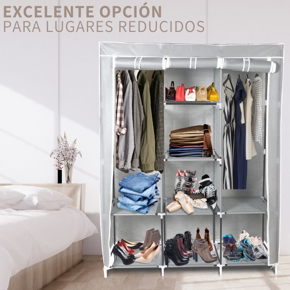 Closet Ropero Armable De Recamara Portátil Reforzado Hogar