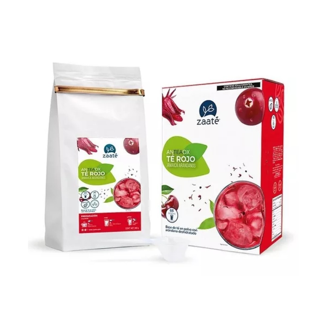 Té Rojo Zaate Tisana 800 Gramos Cereza, Jamaica Y Arándanos