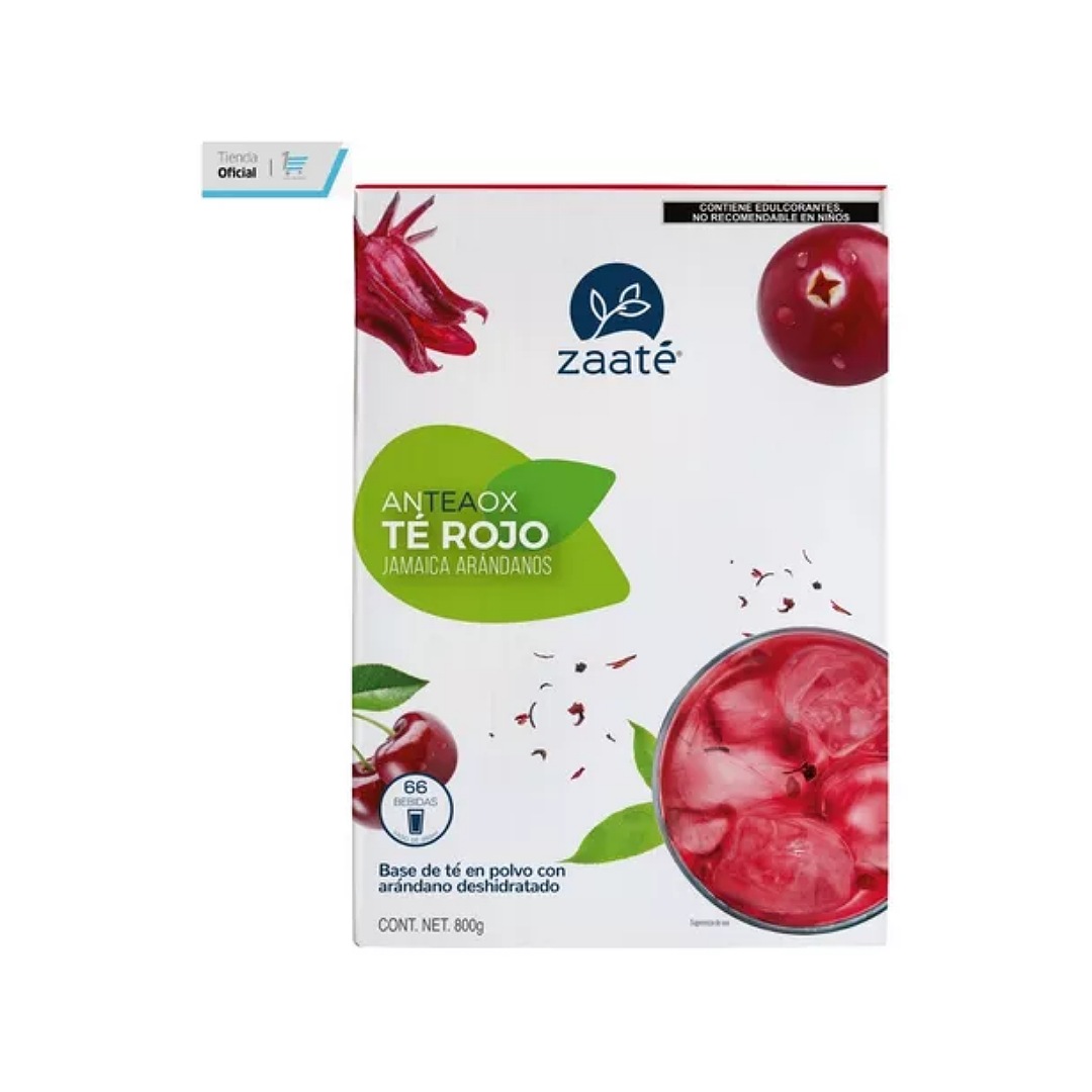 Té Rojo Zaate Tisana 800 Gramos Cereza, Jamaica Y Arándanos