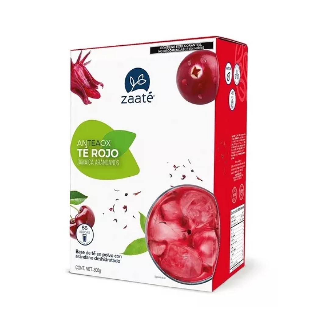 Té Rojo Zaate Tisana 800 Gramos Cereza, Jamaica Y Arándanos