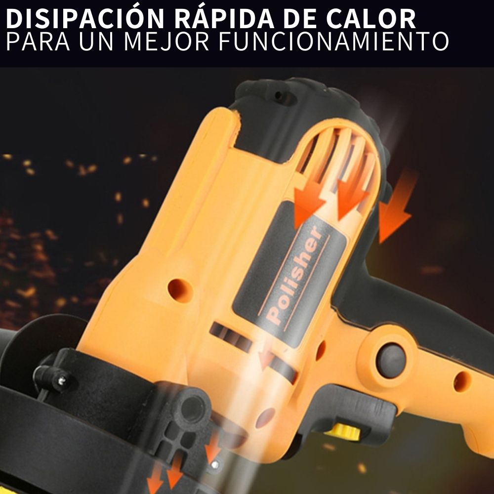 Pulidora Eléctrica Para Coche Multifunción 110v 700w 125mm
