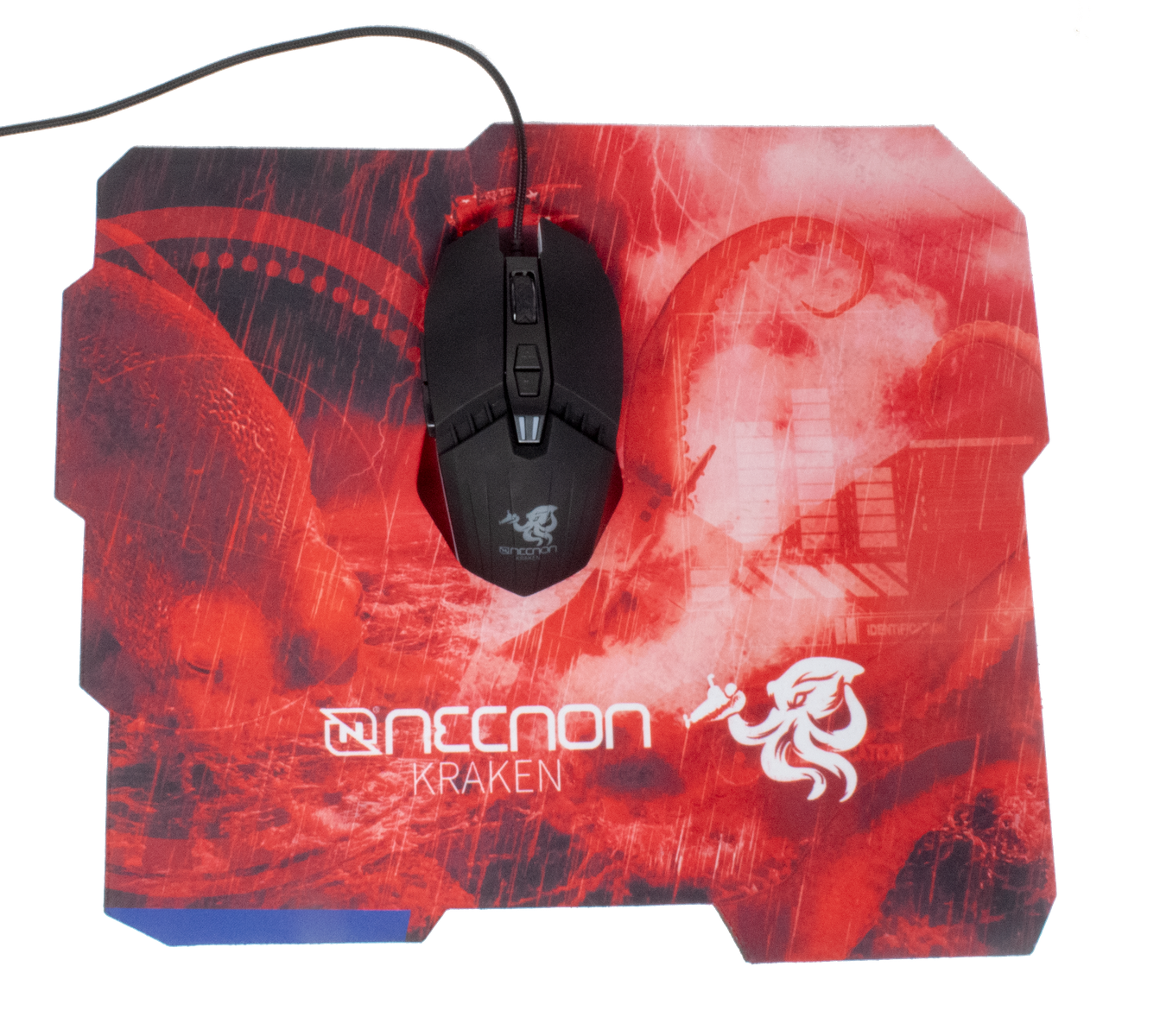 Kit Gaming 4 en 1 Necnon NGC-KRAKEN Rojo.