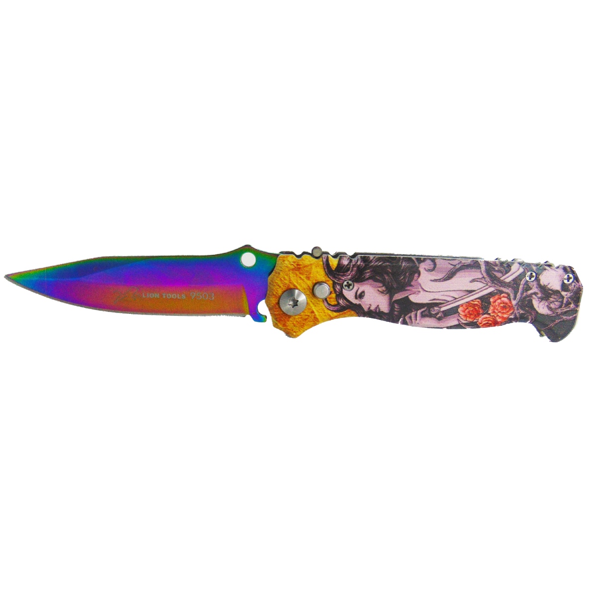Navaja Cuchillo Tactica Tornasol Automatica Camping Acero Inoxidable