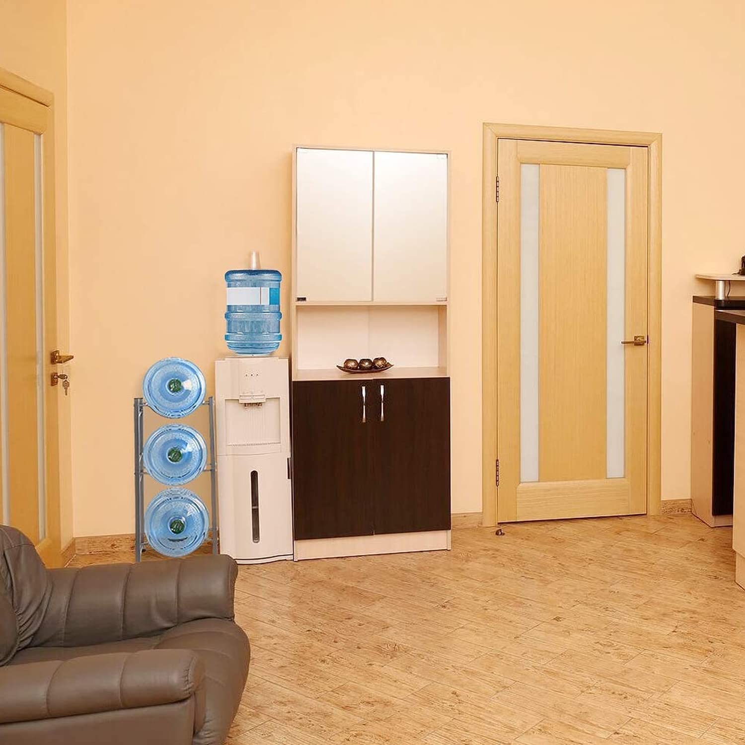 Estante de 3 Niveles para Garrafon de Agua 20lt, Soporte Desmotable