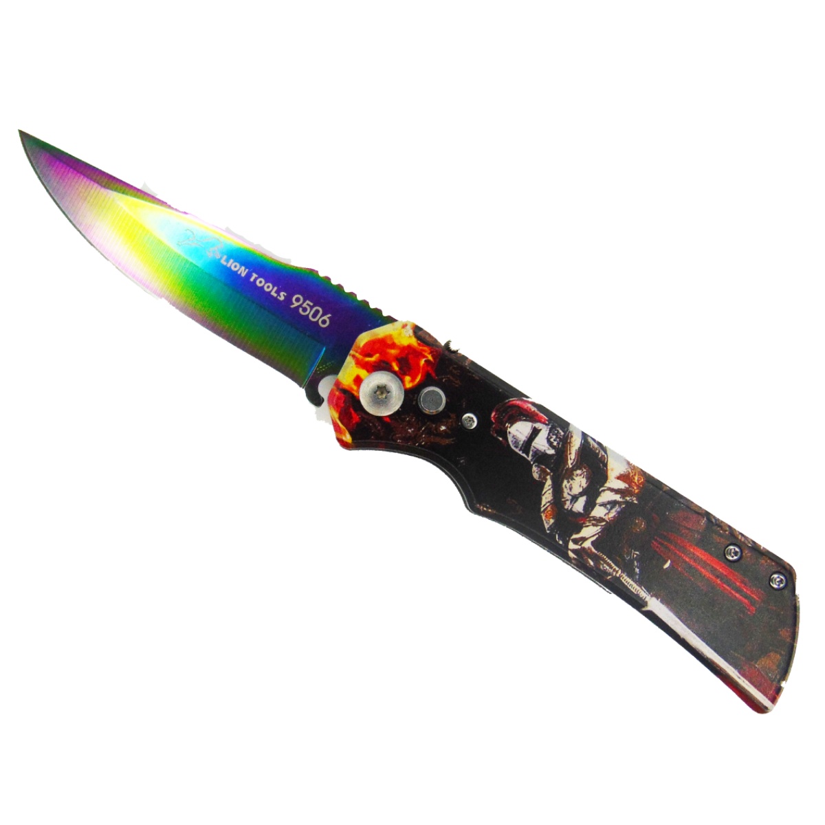 Navaja Cuchillo Tactica Tornasol Automatica Camping Acero Inoxidable