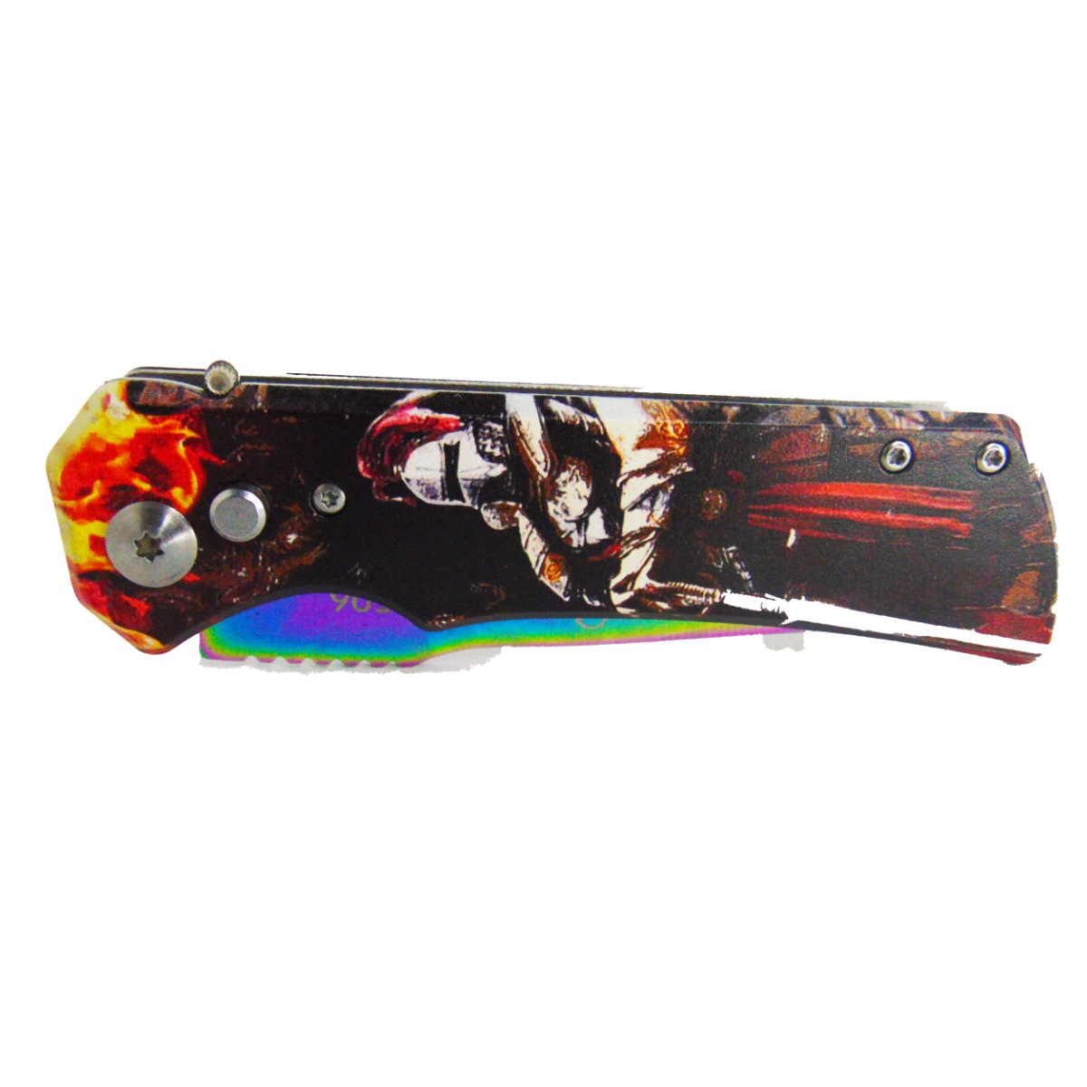Navaja Cuchillo Tactica Tornasol Automatica Camping Acero Inoxidable