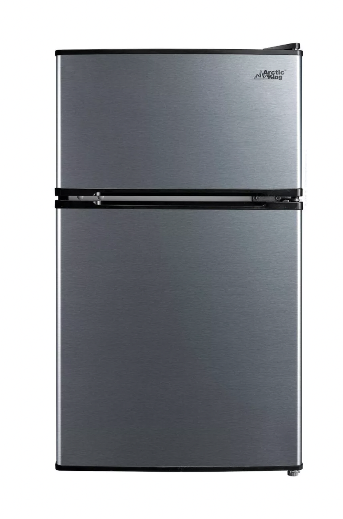 Refrigerador Frigobar Arctic King Atmp032ae Stainless Steel Look Con Freezer 3.2 Ft³ 115v