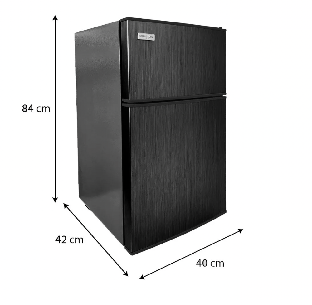 Frigobar Refrigerador Coolteche Freezer Negro 78l 2.8 Ft³