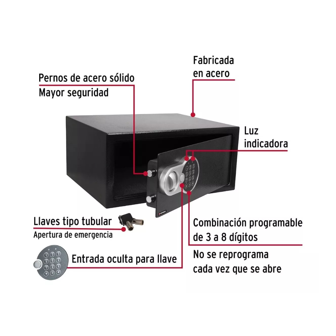 Caja Fuerte De Seguridad Electrónica Para Laptop Y Documento