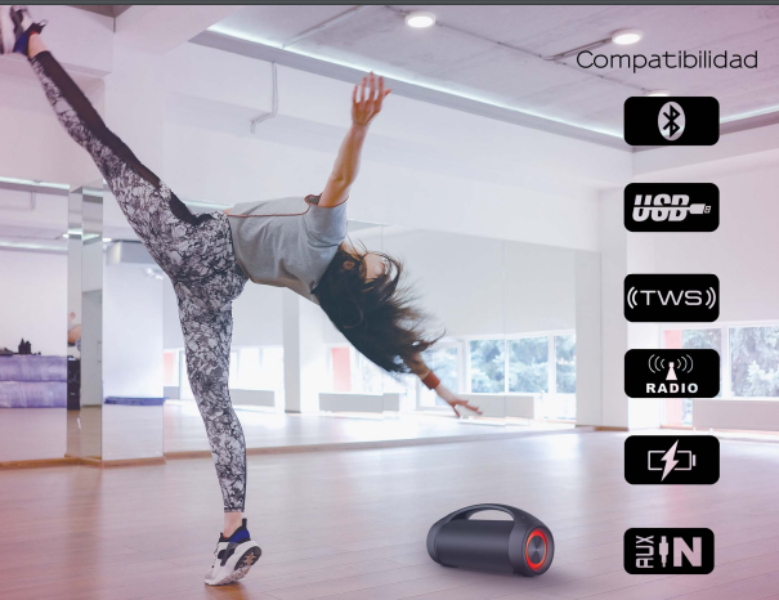 BOCINA INALAMBRICA IMPERMEABLE AIWA  / AWS600BT 