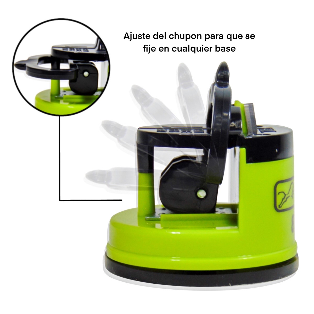 Afilador De Cuchillos Navajas De Cocina 2 Etapas Profesional Chupon Seguridad LionTools