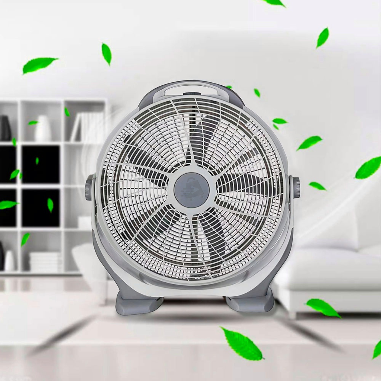 Ventilador De Piso Mesa 20 Giratorio Potente 127v De 3 Velocidades