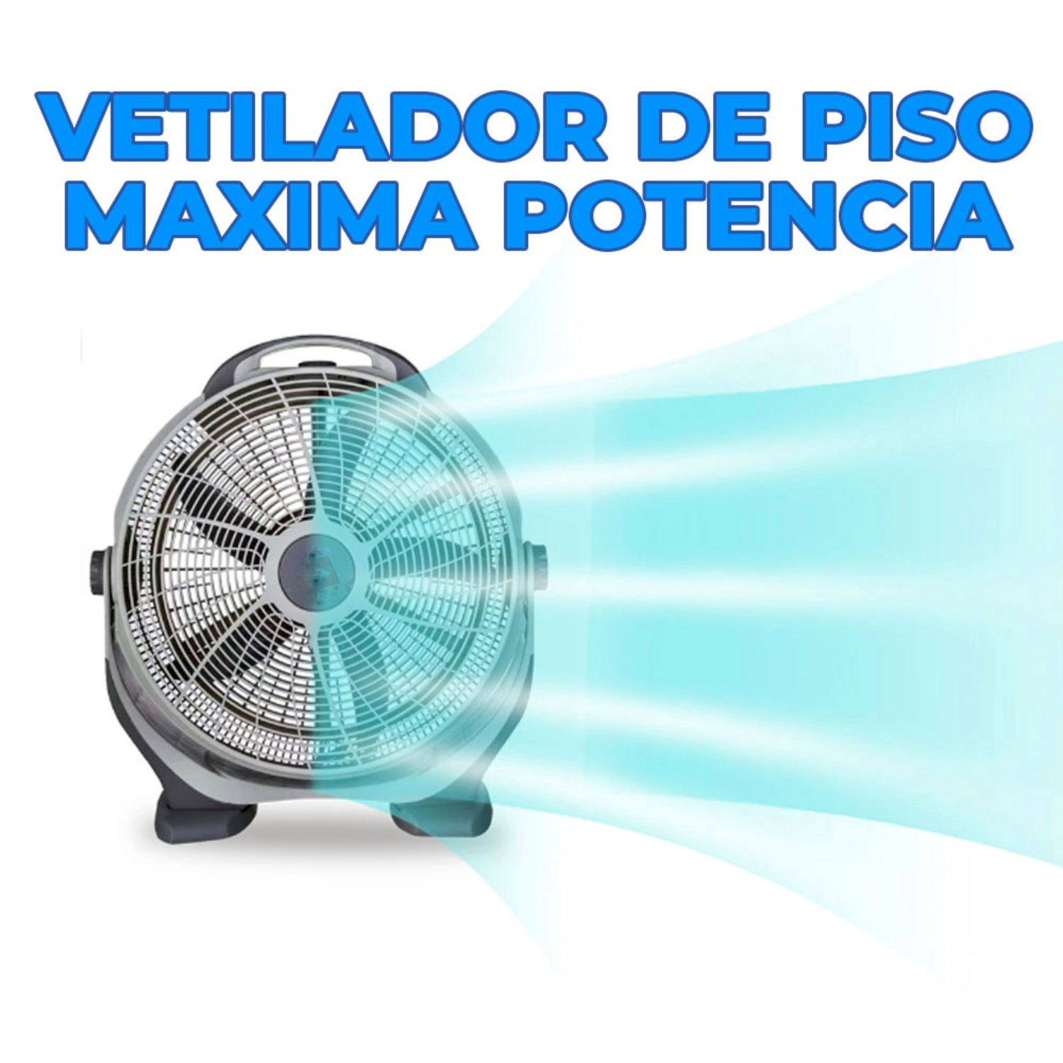 Ventilador De Piso Mesa 20 Giratorio Potente 127v De 3 Velocidades