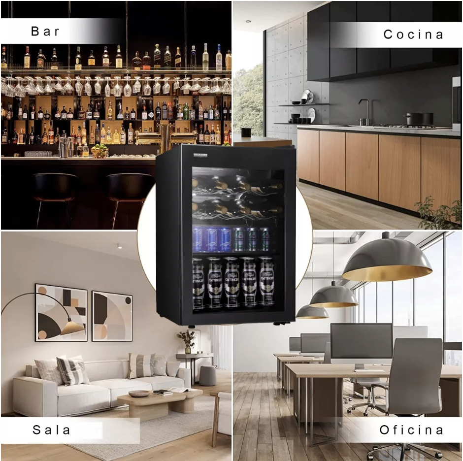 Frigobar Enfriador De Bebidas Refrigerador Cerveza Vinos 53L