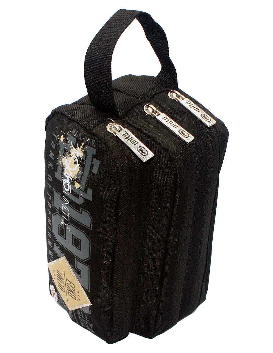 Sobaquera Neceser Lapicera 3 Cierres Multiusos 110negro Ecko Unltd Original