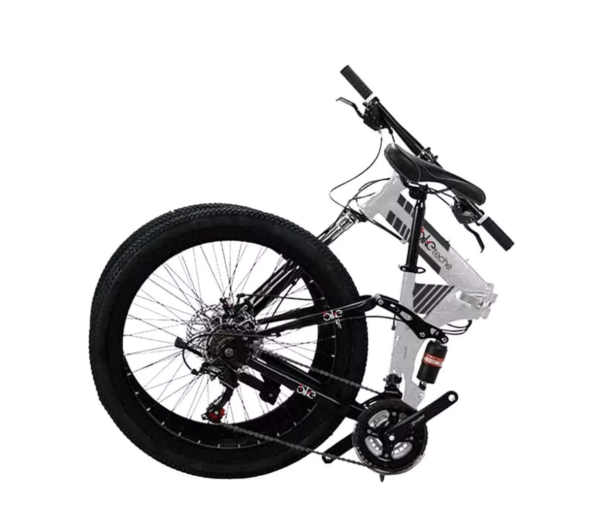 Bicicleta Montaña Plegable Frenos Tipo Shimano 21v Rodada 26