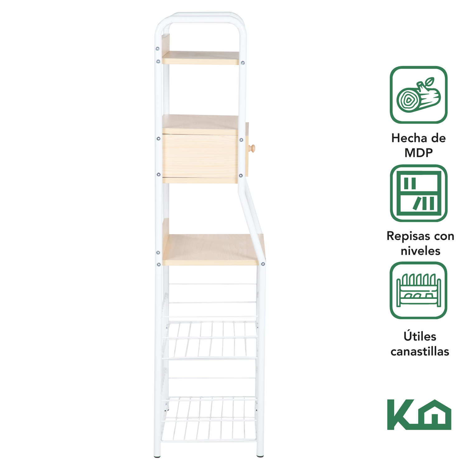 Mueble Gabinete Rack Organizador Multiusos Cocina Despensa