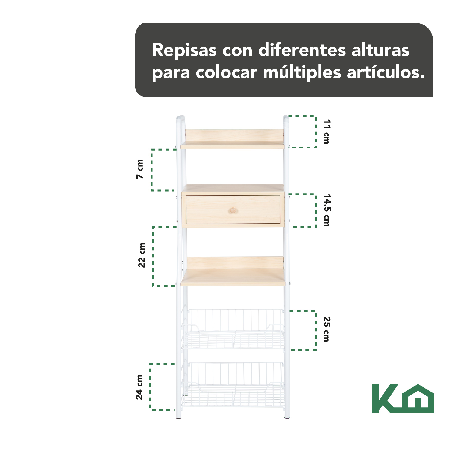 Mueble Gabinete Rack Organizador Multiusos Cocina Despensa