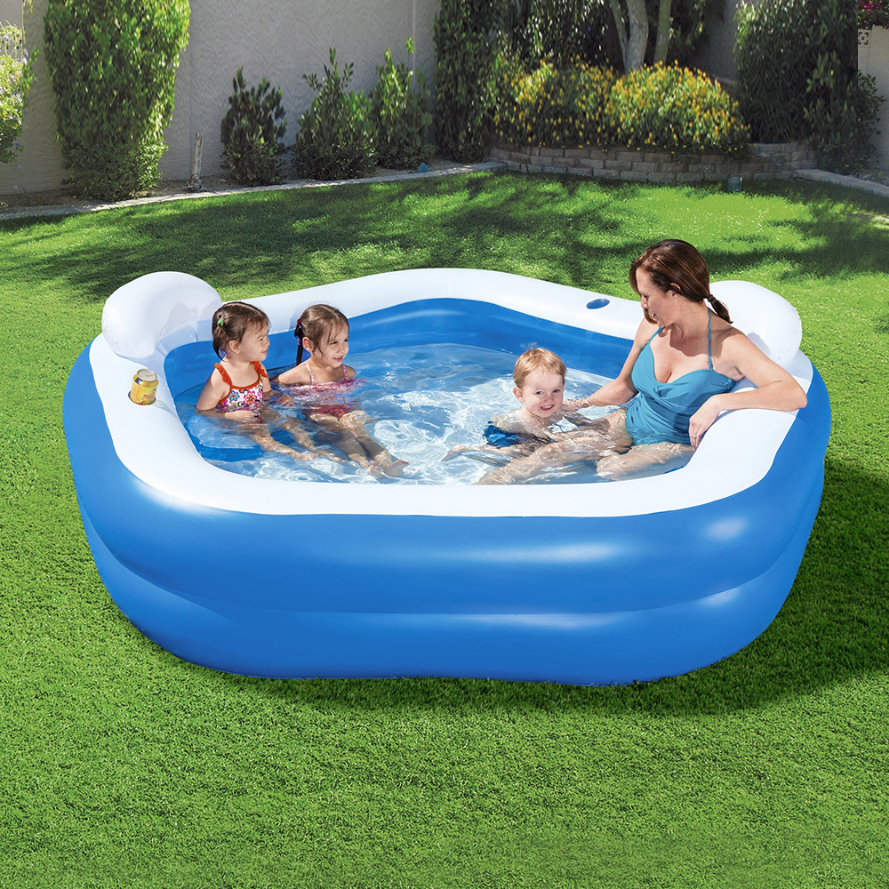 Alberca Inflable Familiar Pentagonal Bestway Piscina 200 Cm Azul 
