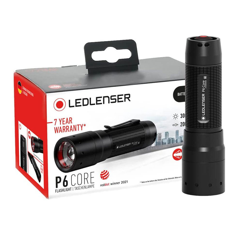 Linterna Led Lenser P6 Core Color Negro